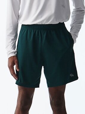 H&M Move Men's Forest Green Training Shorts — Quick Dry, Size M